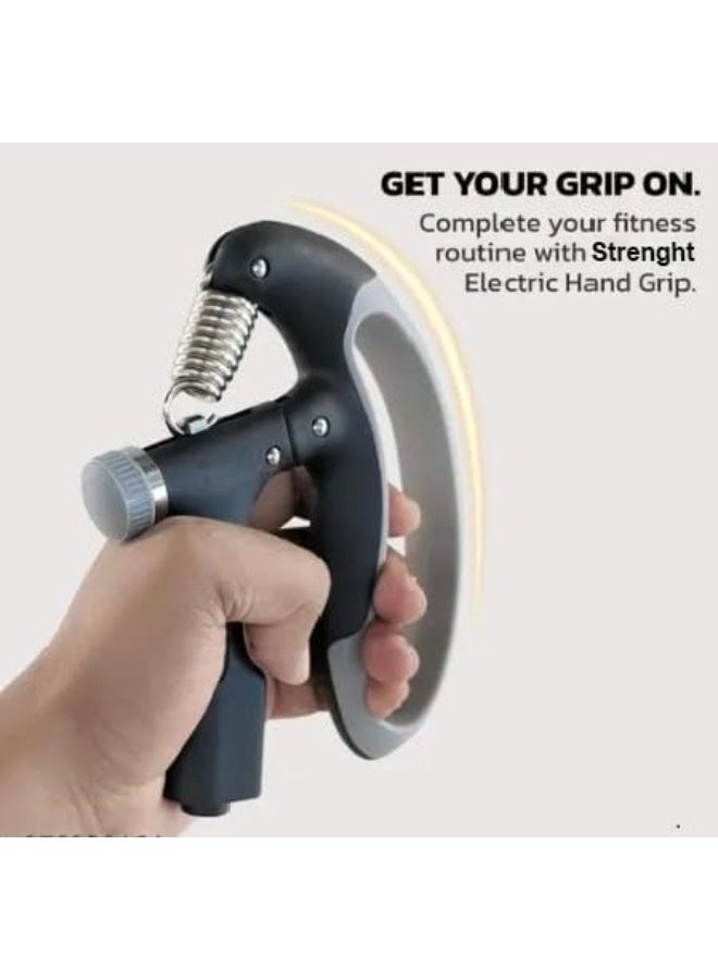 ترينفي جهاز تقوية قبضة اليد بمقاومة قابلة للتعديل من 10 إلى 100 كيلوغرام (22-220 رطلاً)، جهاز لتمارين الساعد وتدريب قوة القبضة لبناء العضلات وإعادة التأهيل والتعافي من الإصابات، معدات لياقة اليد - Image 5